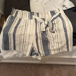 Womens paper bag shorts medium